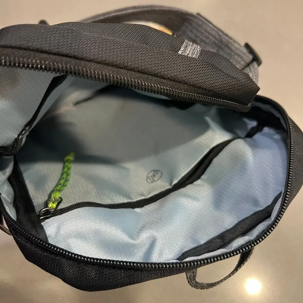 NWT Travelon Greenlander Anti Theft Small Travel Crossbody Bag Purse Black RFID